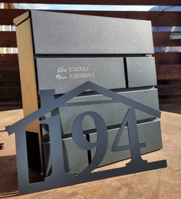 POŠTOVÁ SCHRÁNKA + ČÍSLO NA DOM