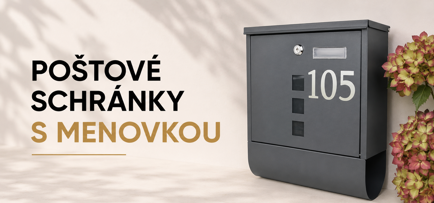 POŠTOVÉ SCHRÁNKY S MENOVKOU