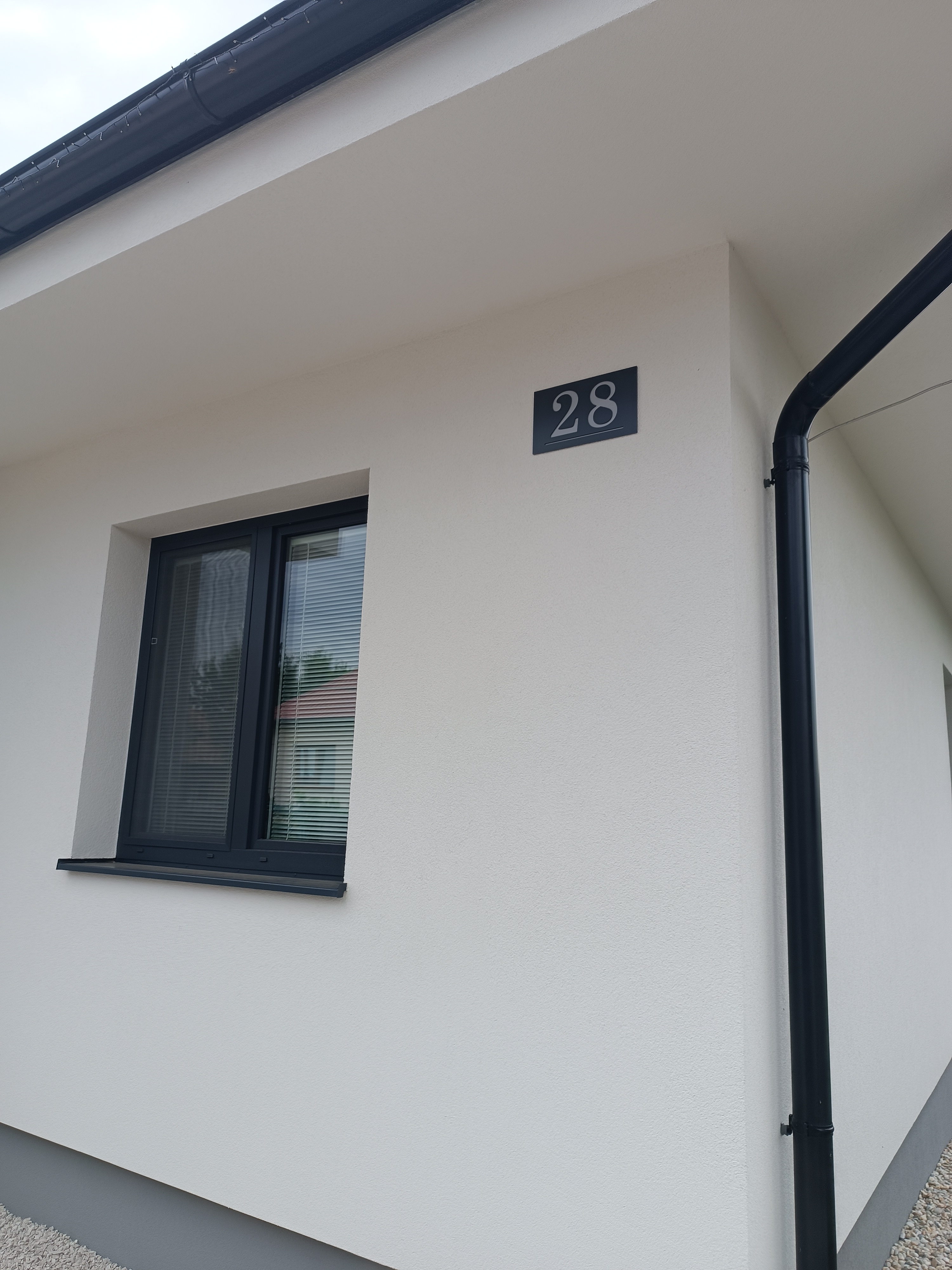 Číslo na dom: Tabuľka Modern