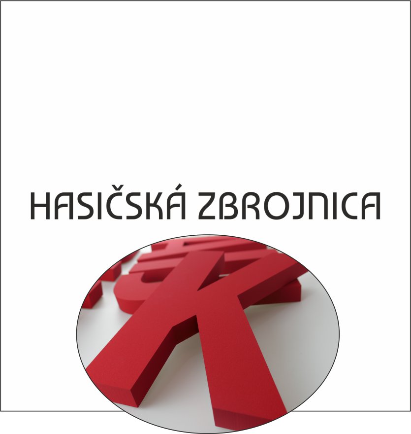 3D nápis z tvrdeného polystyrénu: Hasičská zbrojnica (Modern)