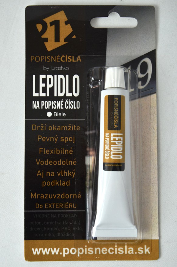 Lepidlo na popisné číslo JURASHKO
