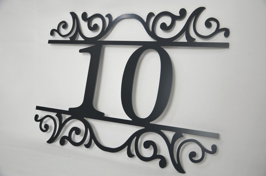 Číslo na dom Ornament: Modern