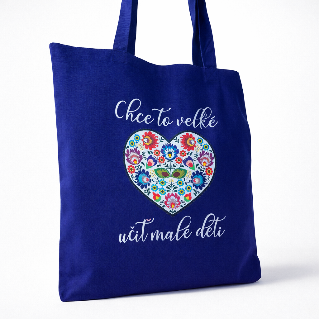 Nákupná taška pre pani učiteľku FOLK