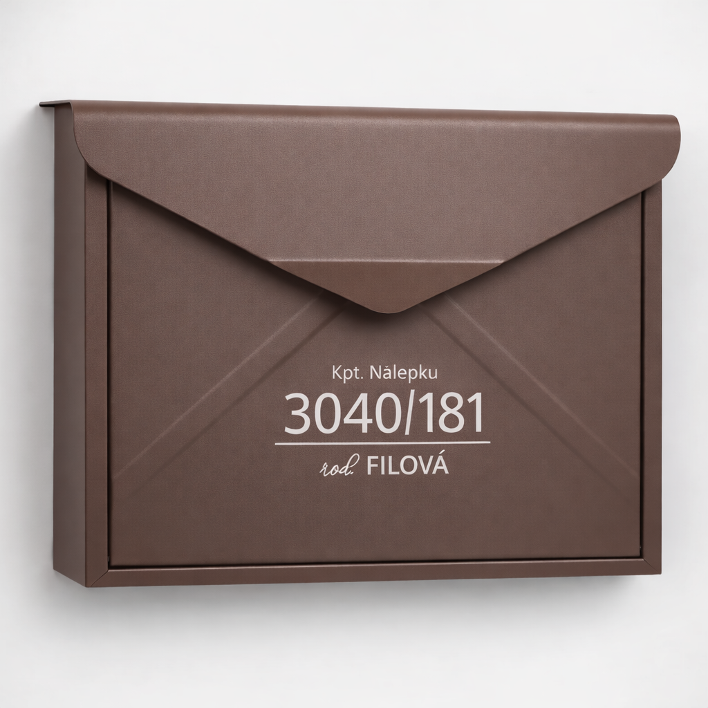Poštová schránka BK.57.HM (gravír údajov podľa želania)