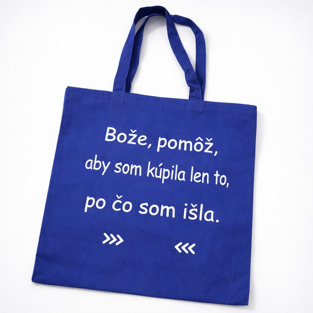 Nákupná taška: Bože pomôž, aby som kúpila len to, po čo som išla