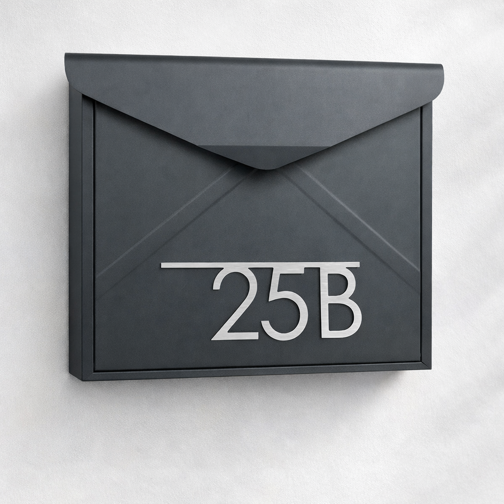 Mini SET: Poštová schránka + 3D mini číslo na dom BK.57.AM + AKCIA Gravír mien ZADARMO