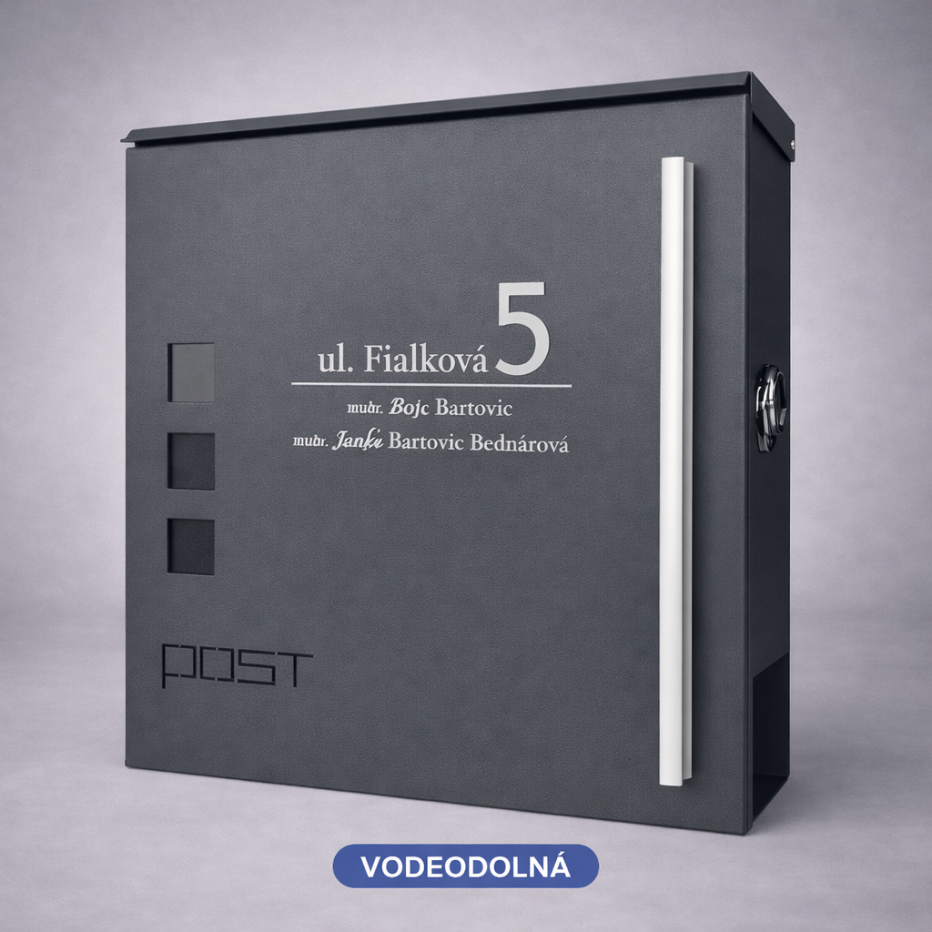 Poštová schránka BK.501.GW.AM VODEODOLNÁ (gravír údajov podľa želania)