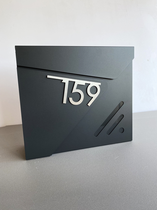 Mini SET: Poštová schránka + 3D mini číslo na dom BK.509.G.AM + AKCIA Gravír mien ZADARMO