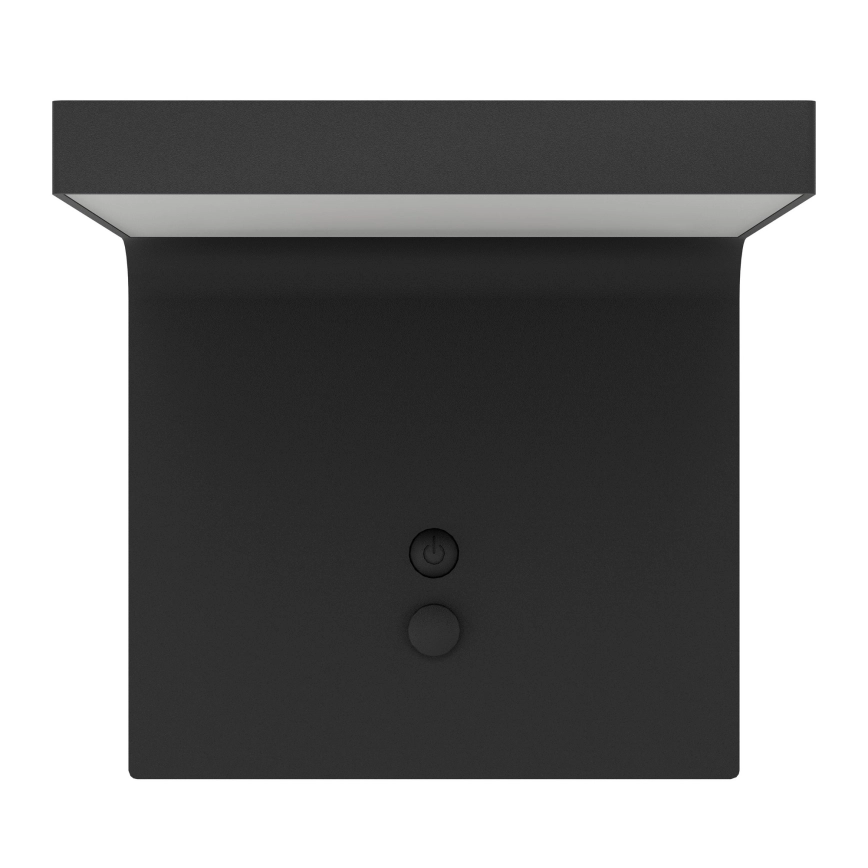 LED Solárne nástenné svietidlo nad číslo na dom so senzorom LED/6,5W/3,7V IP44