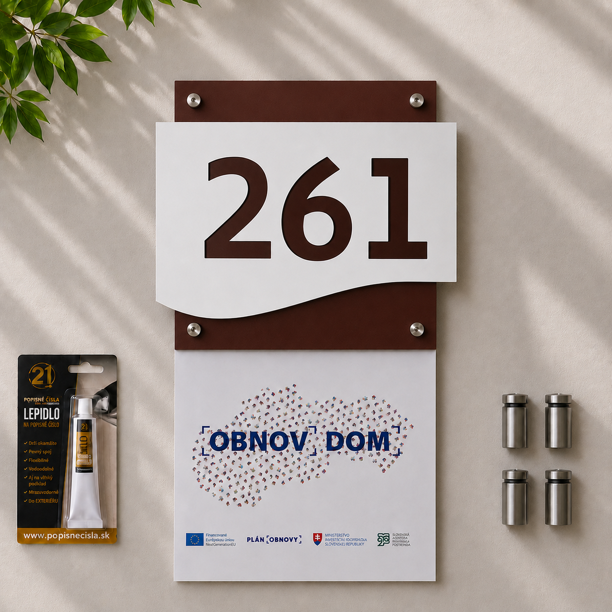 Číslo na dom: OBNOV DOM LOVČICA + LEPIDLO ZADARMO