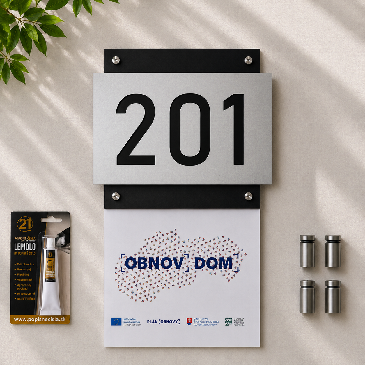 Číslo na dom: OBNOV DOM BASIC + LEPIDLO ZADARMO