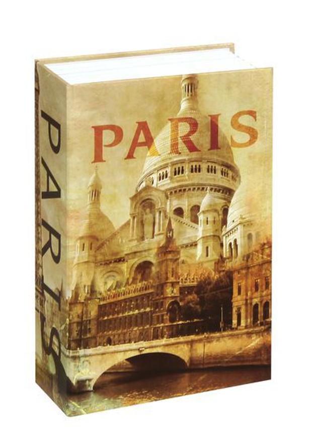 Oceľový trezor v tvare knihy - PARIS