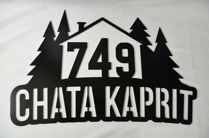Tabuľka s názvom chaty/penziónu/hotela: Lesy