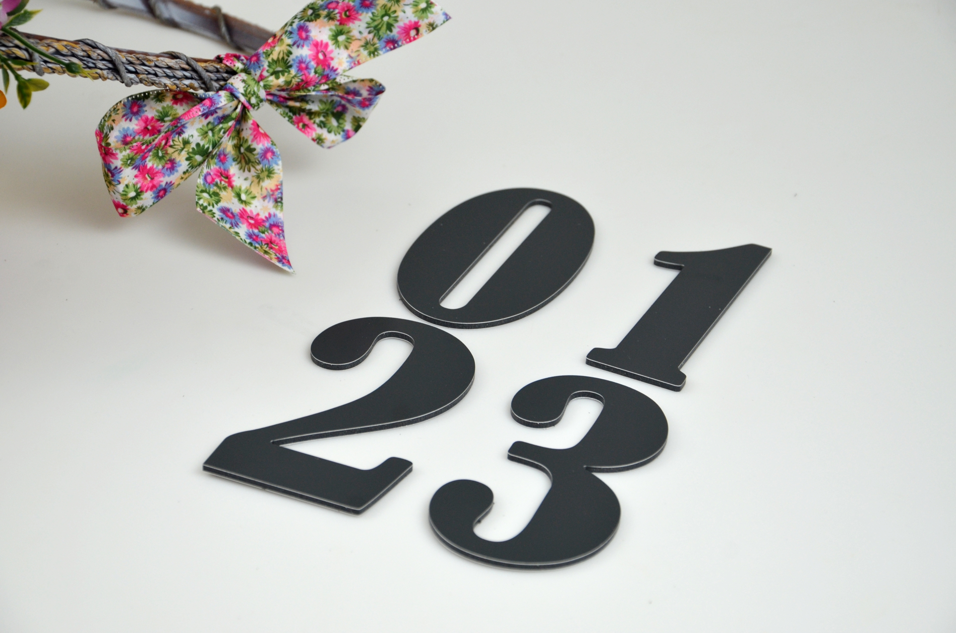 Číslo na dom na budovu k nápisu - dibond