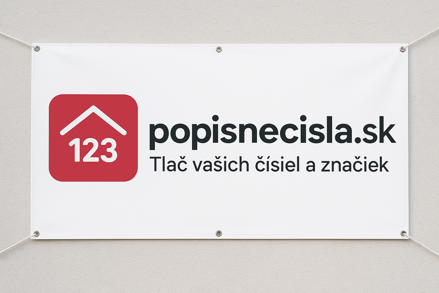 Tlač: Banner - zahnutie a očká v cene