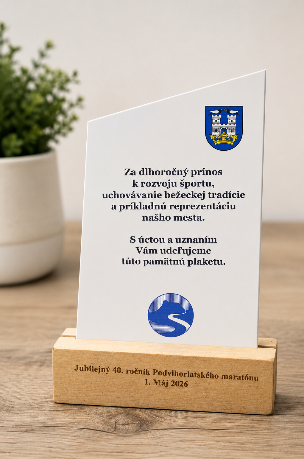 Plaketa za dlhoročný prínos