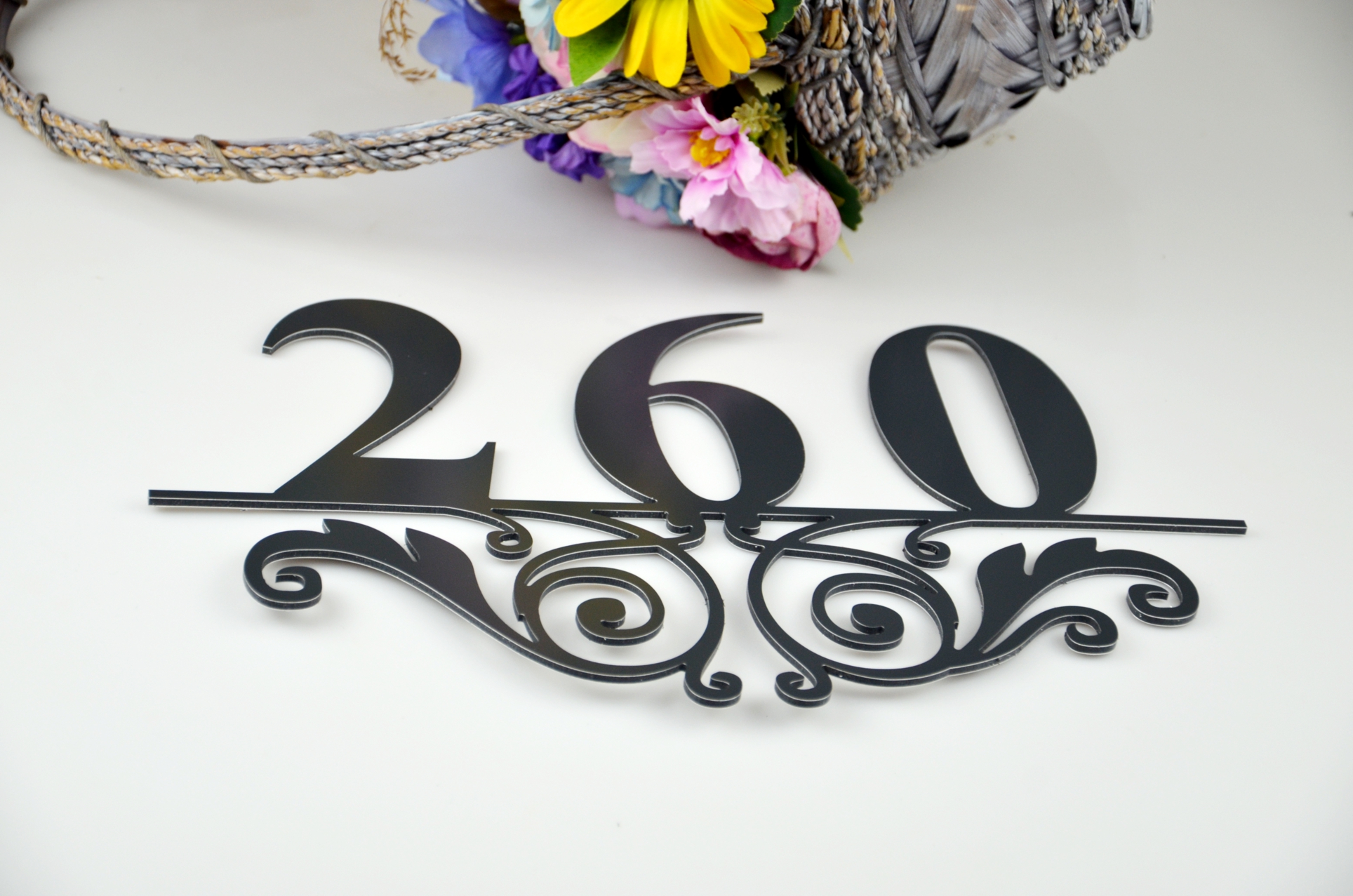 Číslo na dom Ornament: Elegant