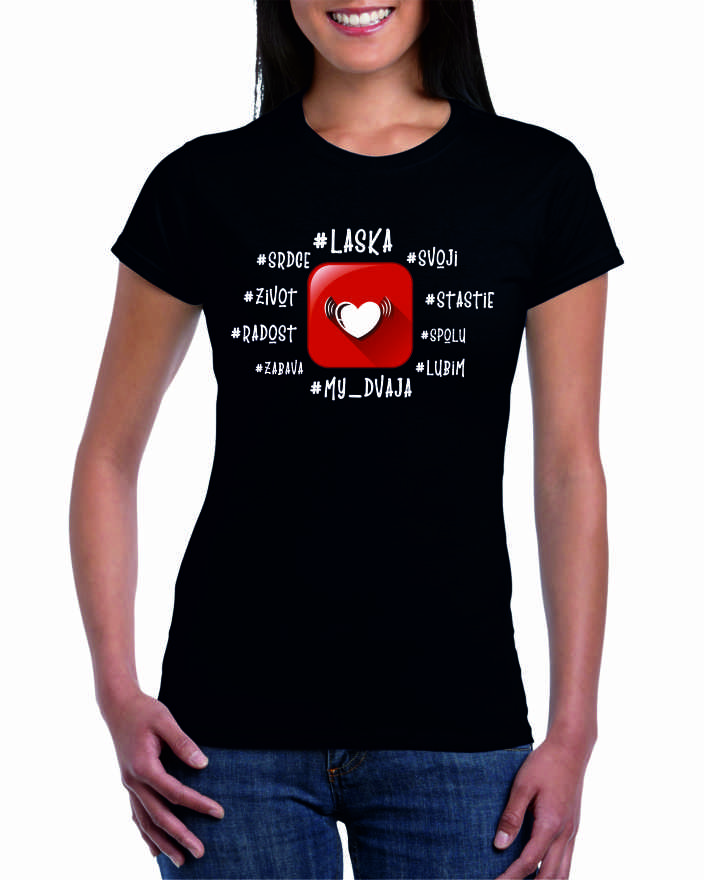 Tričko: #Láska