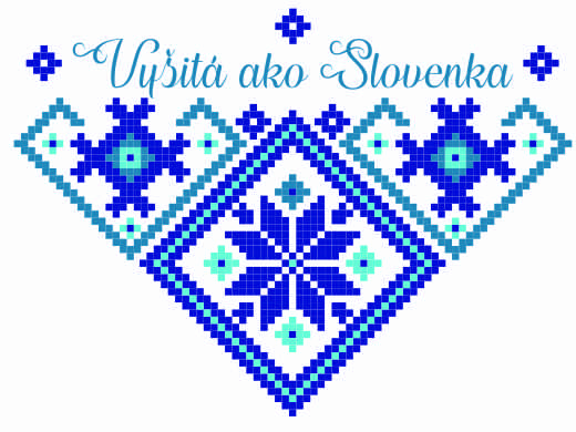 Tričko: Vyšitá ako Slovenka I.