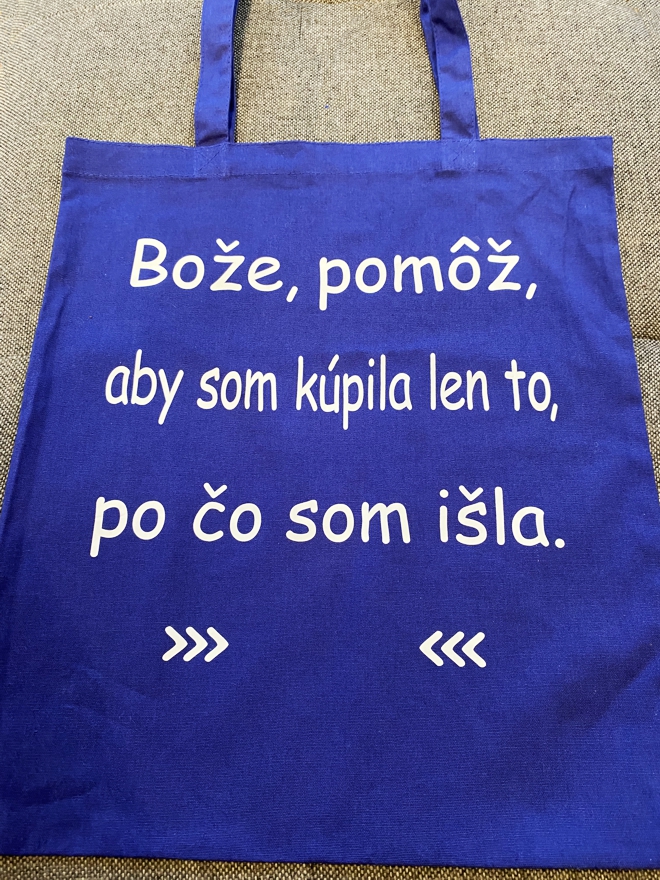 Nákupná taška: Bože pomôž, aby som kúpila len to, po čo som išla