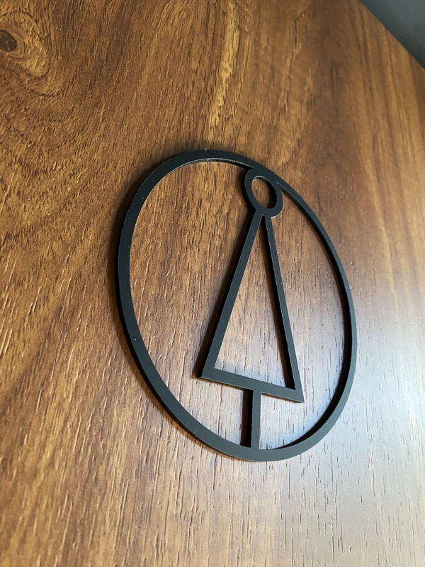 Označenie WC Kruh - dámske/pánske