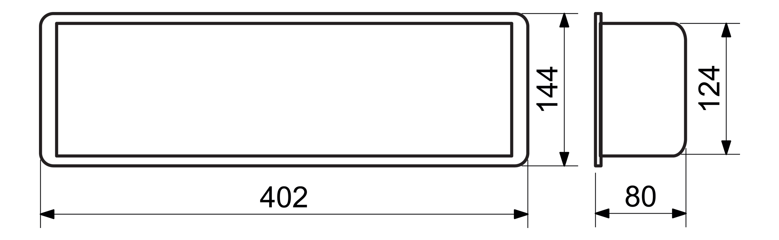 Oceľový tubus na noviny - antracit (gravír údajov podľa želania)