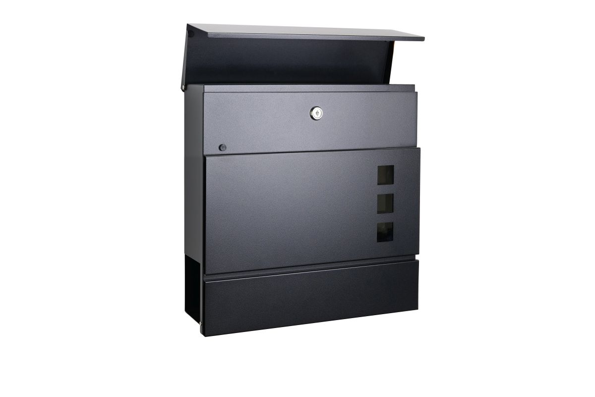 Mini SET: Číslo na dom + Poštová schránka BK.932.GCM čierna + AKCIA Gravír mien ZADARMO