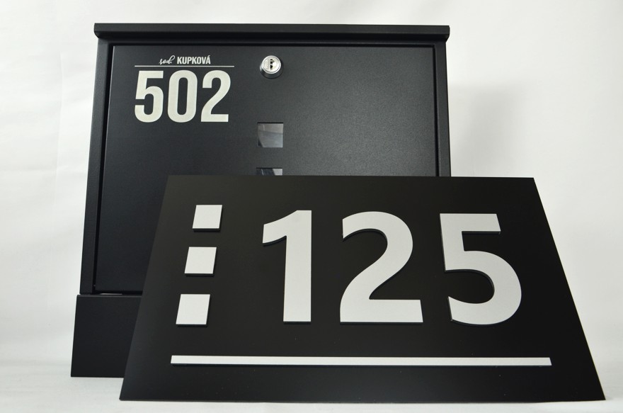 Číslo na dom Krakow + Poštová schránka + Gravír mien na schránku ZADARMO