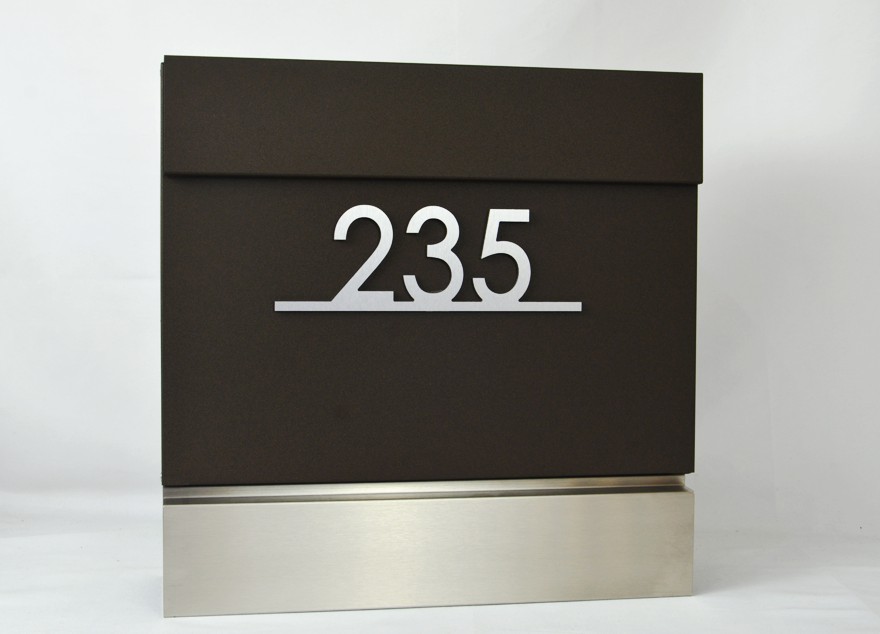 Mini SET: Číslo na dom + Poštová schránka NERO + AKCIA Gravír mien ZADARMO