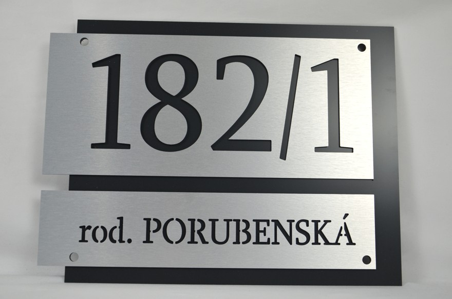 Popisné číslo: Menovka