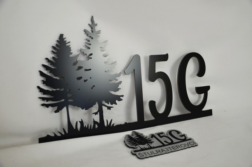 Číslo na dom: Lesná + Menovka s menom ZADARMO