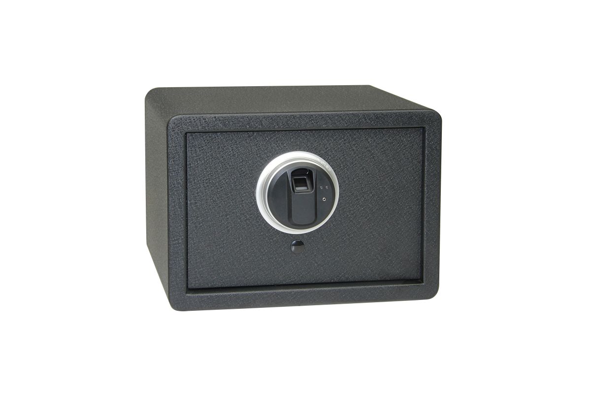 Oceľový trezor s elektronickým zámkom na odtlačok prsta