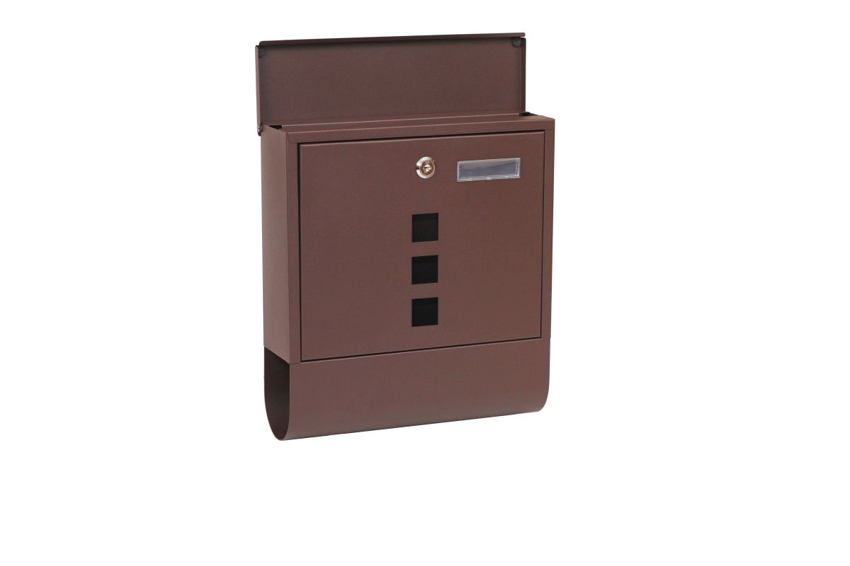 Poštová schránka BK.210.HM hnedá + gravír čísla na dom ZADARMO