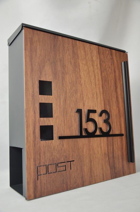 Mini SET: Poštová schránka + 3D mini číslo na dom BK.501.GW.WO VODEODOLNÁ + AKCIA Gravír mien ZADARMO