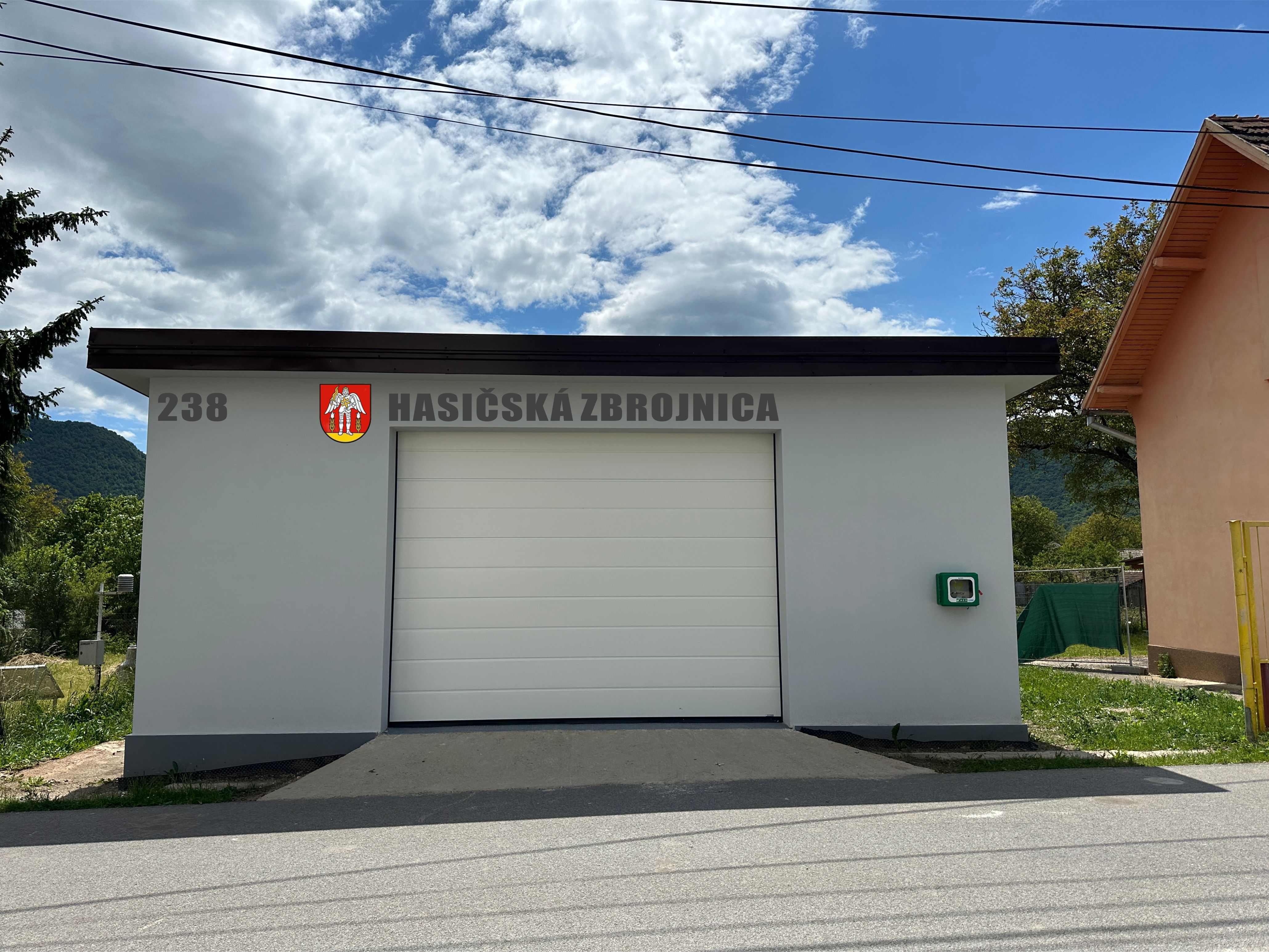 Číslo na dom na budovu k nápisu - dibond