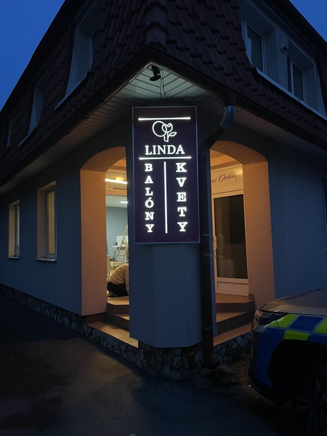 Svetelné číslo na dom LED (220V): Luxus
