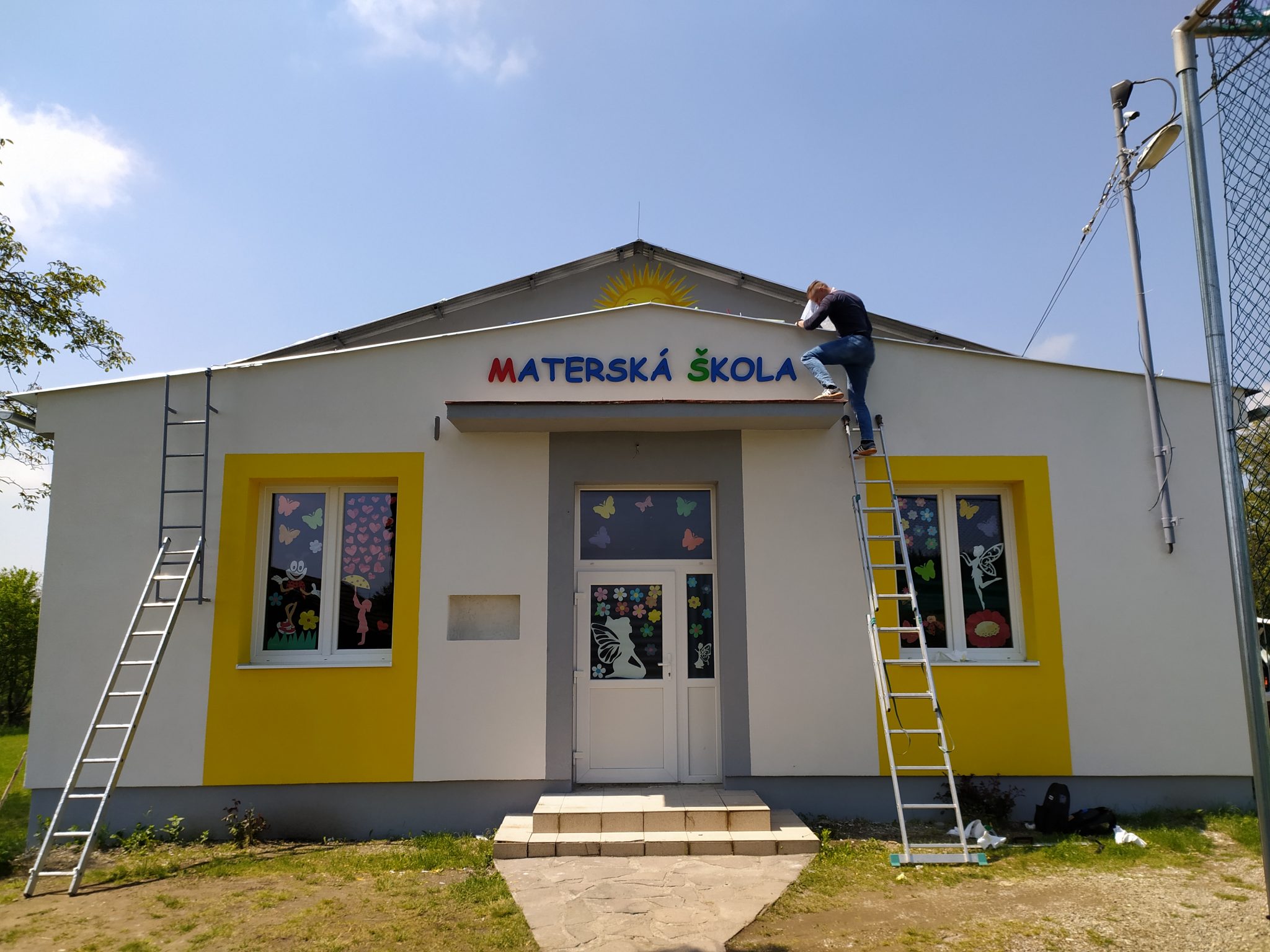 3D nápis z tvrdeného polystyrénu: MATERSKÁ ŠKOLA (Bold)