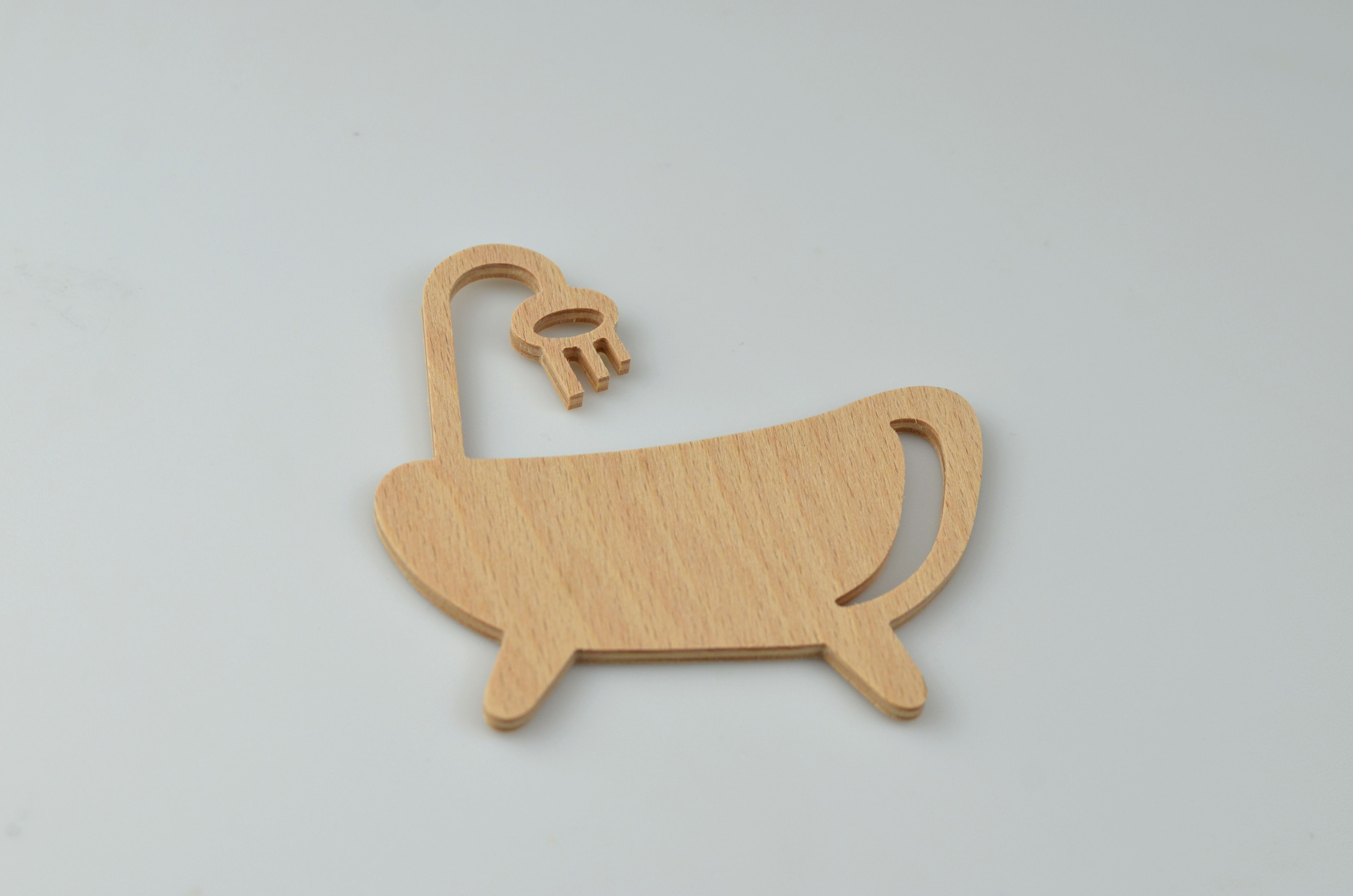 Označenie drevené - sprcha