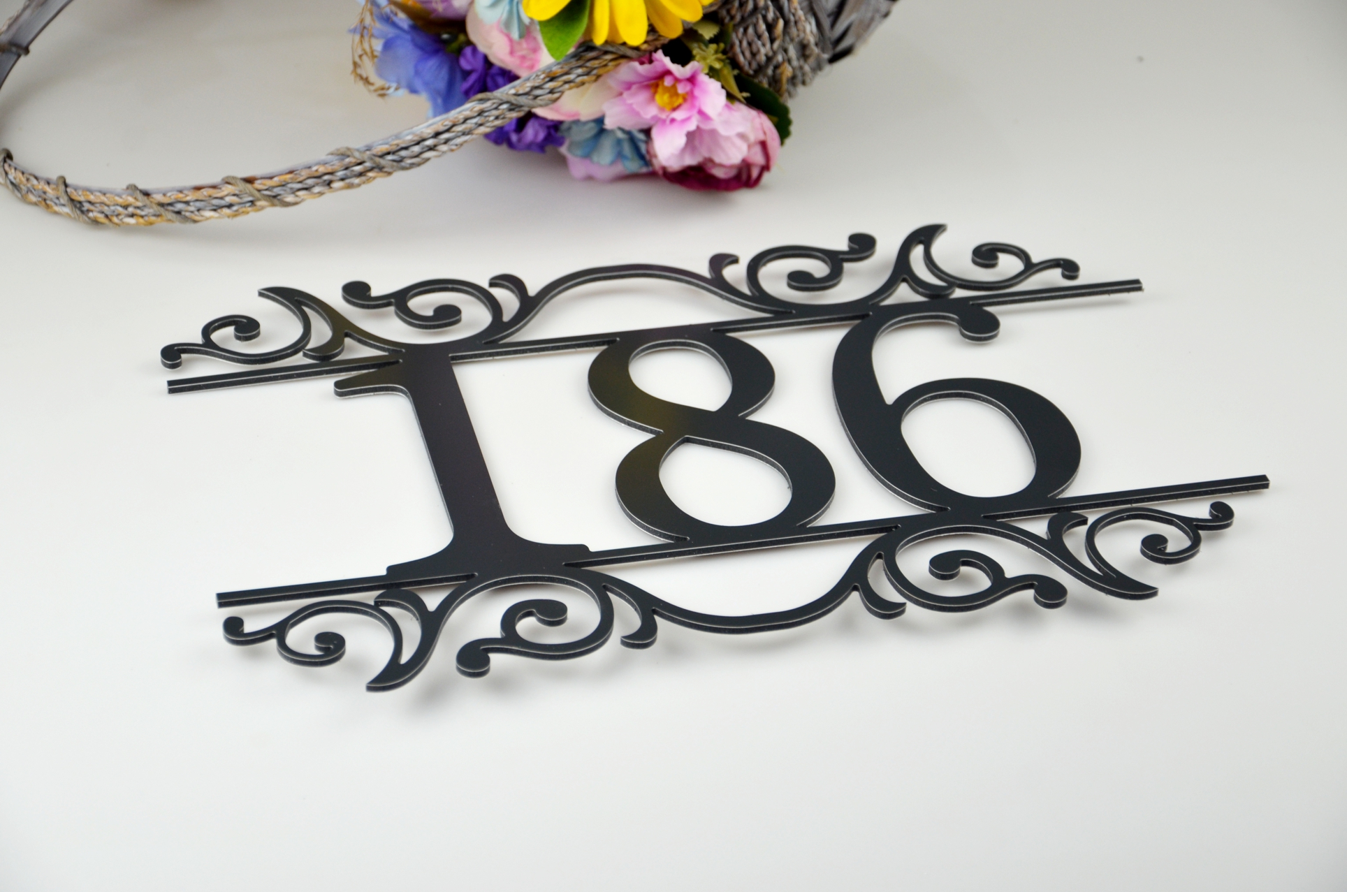 Číslo na dom Ornament: Modern