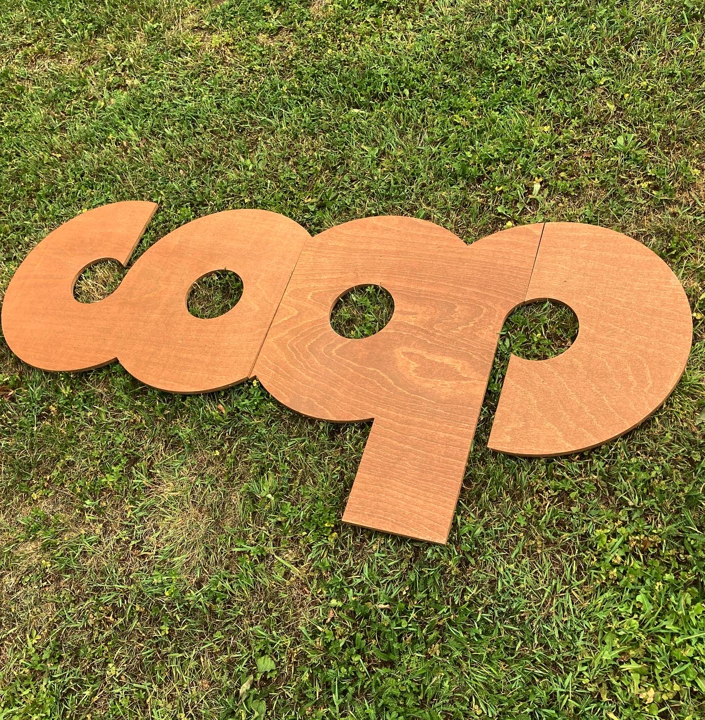 3D firemné logo z dreva – prírodný a elegantný branding