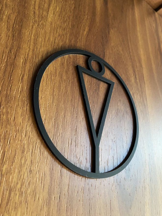 Označenie WC Kruh - dámske/pánske