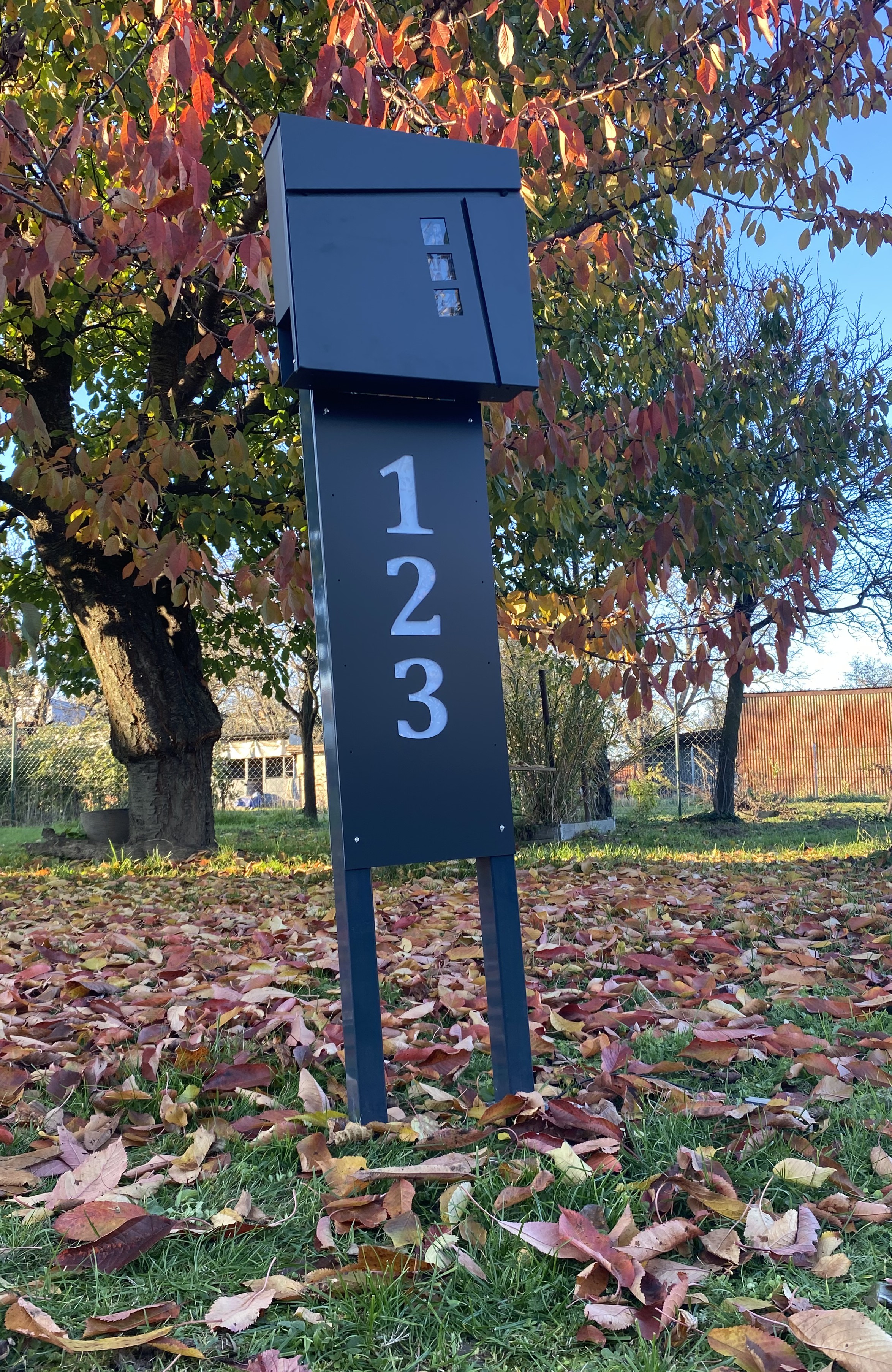 Poštová schránka s číslom na dom (klasik/LED/solar) - GRAVÍR údajov na schránku ZADARMO