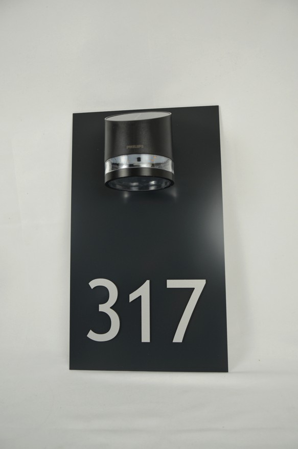 Číslo na dom so svetlom SOLAR