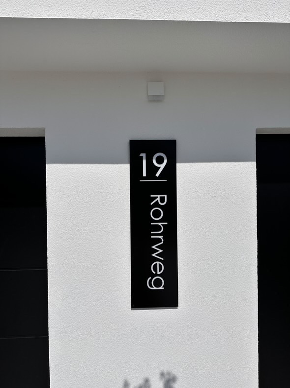 Svetelné číslo na dom LED (220V): Luxus