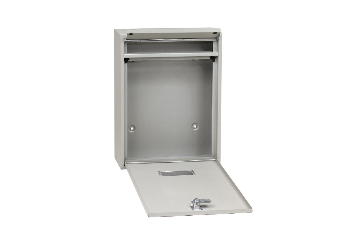 Poštová schránka BK.240.SM strieborná matná + gravír čísla na dom ZADARMO
