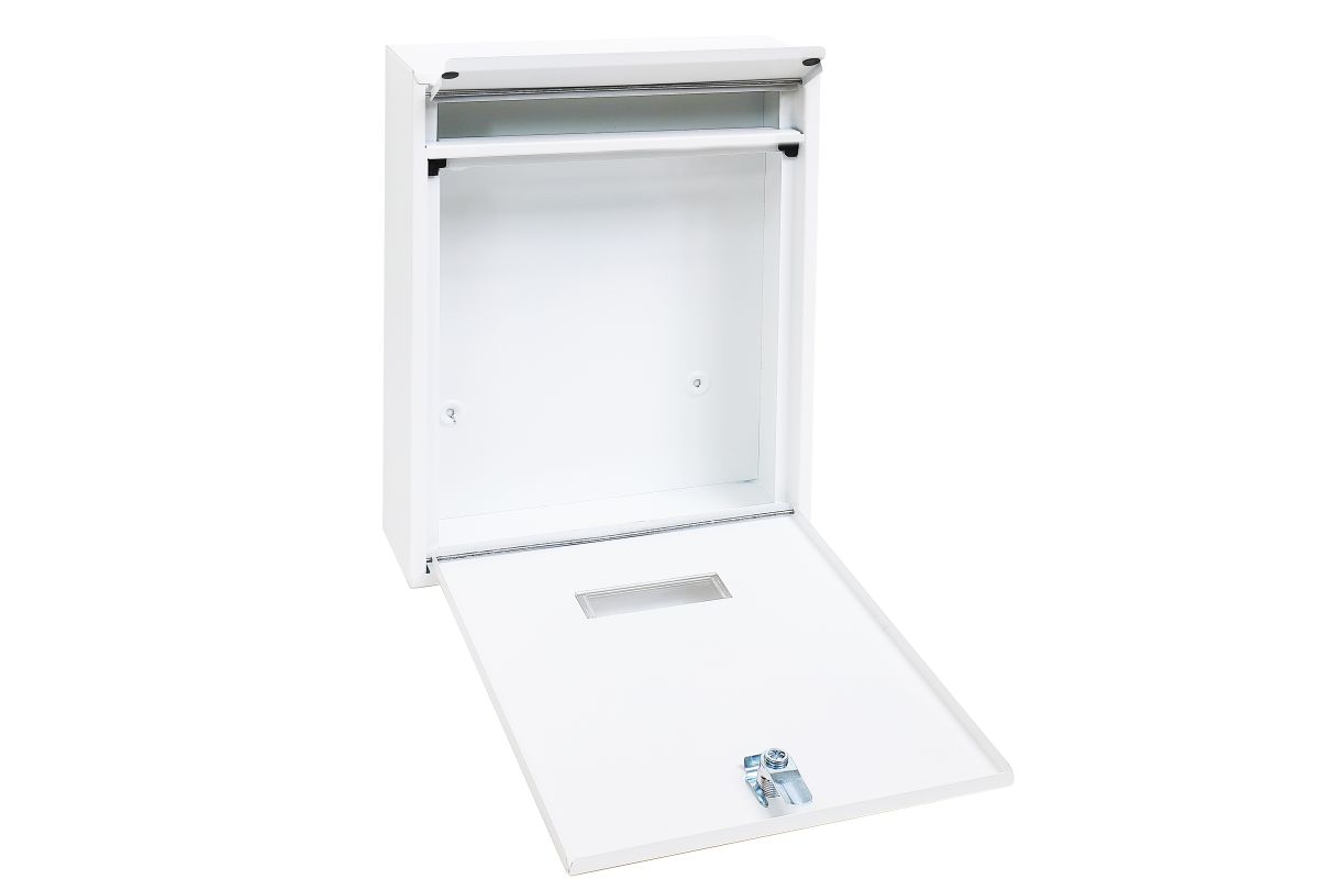 Poštová schránka BK.240.BM biela + gravír čísla na dom ZADARMO