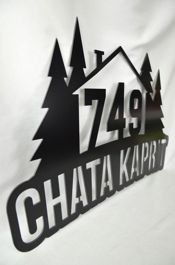 Tabuľka s názvom chaty/penziónu/hotela: Lesy
