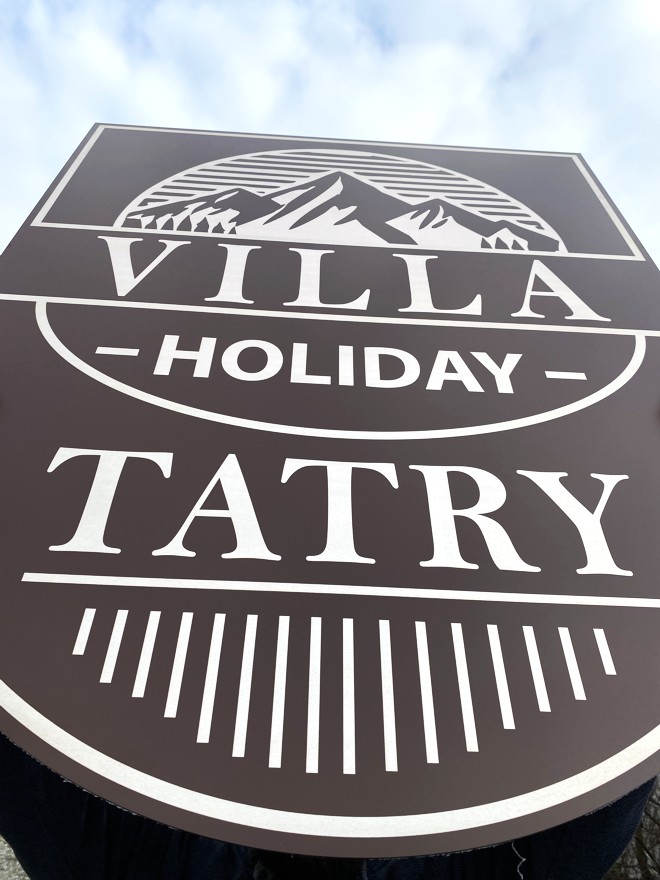 Logo Vašej chaty/vily/penziónu: ERB (gravír údajov)