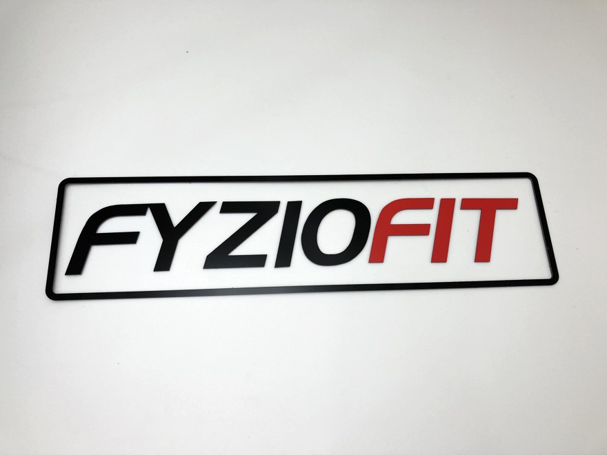 Firemné logo na stenu v obdĺžniku interiér/exteriér
