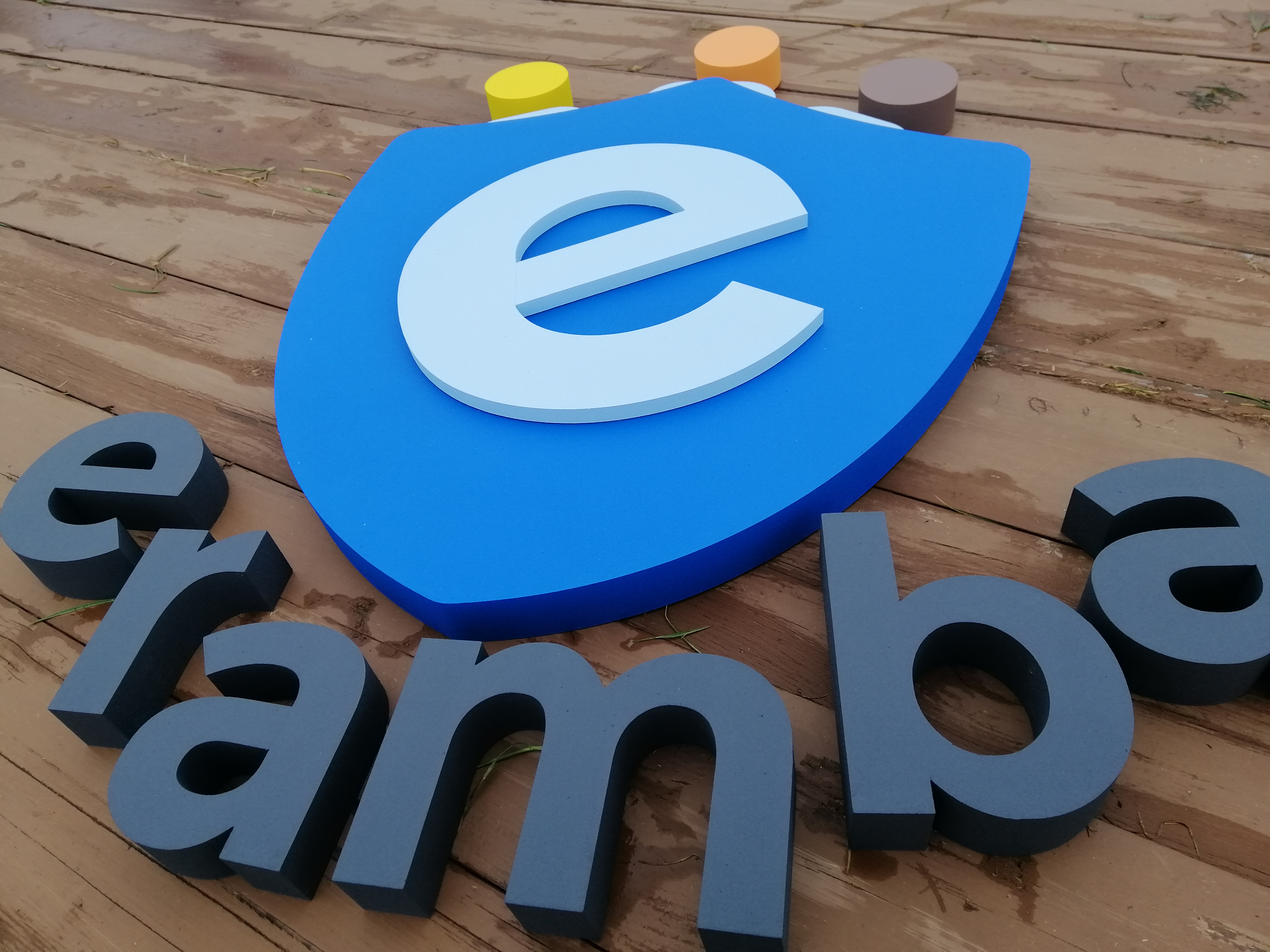 3D logo z TVRDENÉHO POLYSTYRÉNU